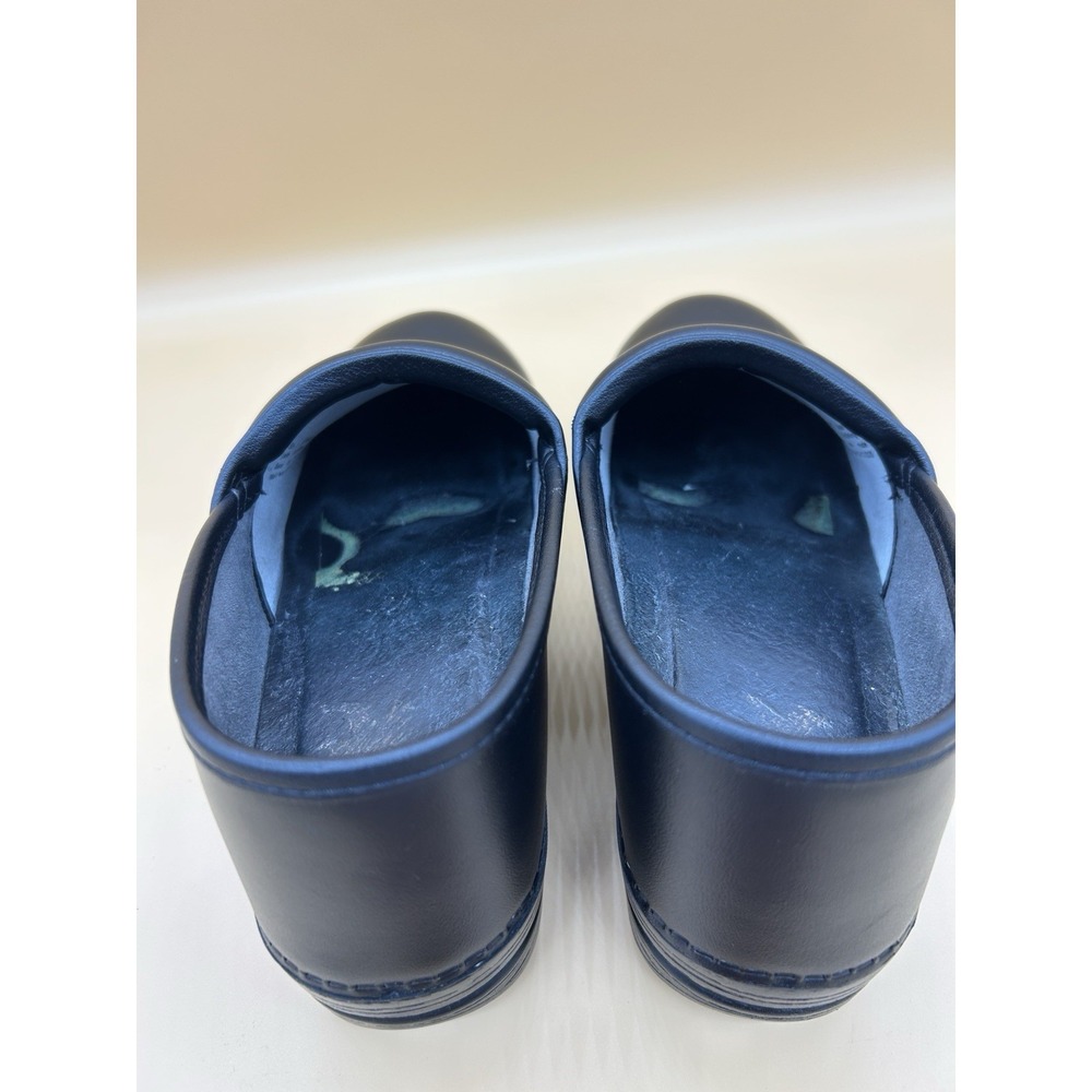 Dansko XP 2.0 Black Leather Clogs EU 41 US 10.5 Nurse Work Slip Resistant - Picture 4 of 9